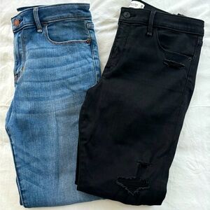 Abercrombie & Fitch mid rise super skinny ankle